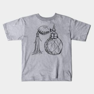 Crystal Perfume Bottle Illustration Kids T-Shirt